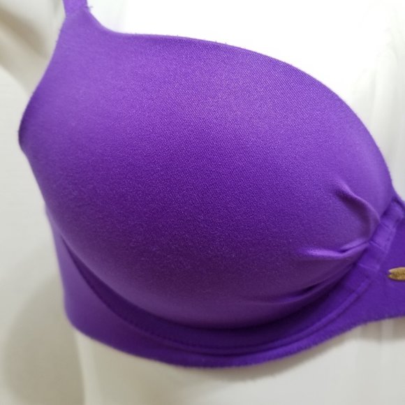 Victoria's Secret bra 32C Fabulous Lined Demi ruched charm discontinued 2013 - Picture 6 of 14